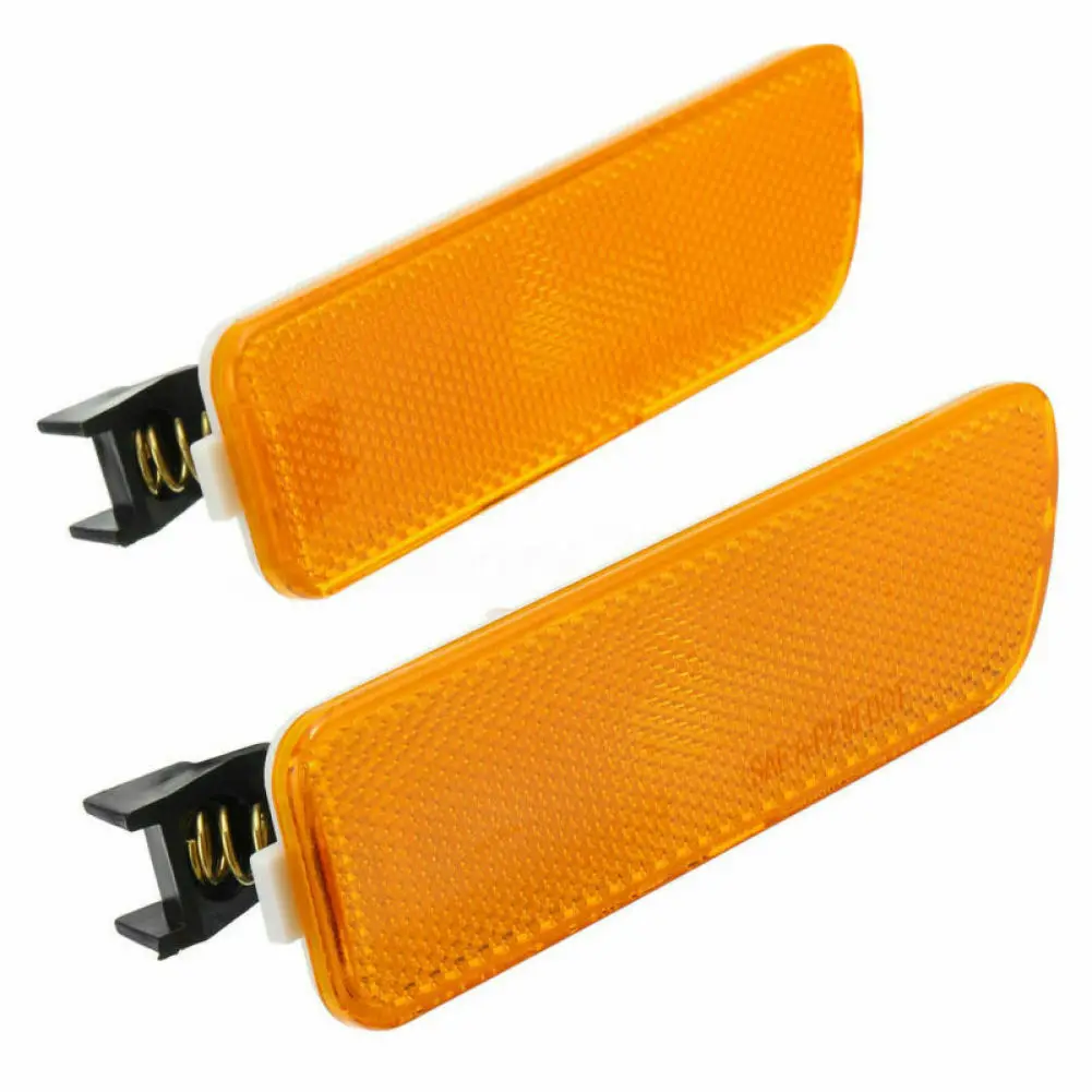 Car Auto Accessories 2Pc Front Bumper Side Marker Lights Indicators Left &Right Turn Signal Lamp For VW Jetta GOLF MK4 1999-2005