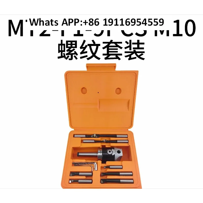 set-testa-noiosa-f1-filettatura-mt2-f1-9pcsm10-gambo-noioso-mt2-barra-noiosa-f1-12mm-rivestimento-ad-alta-precisione