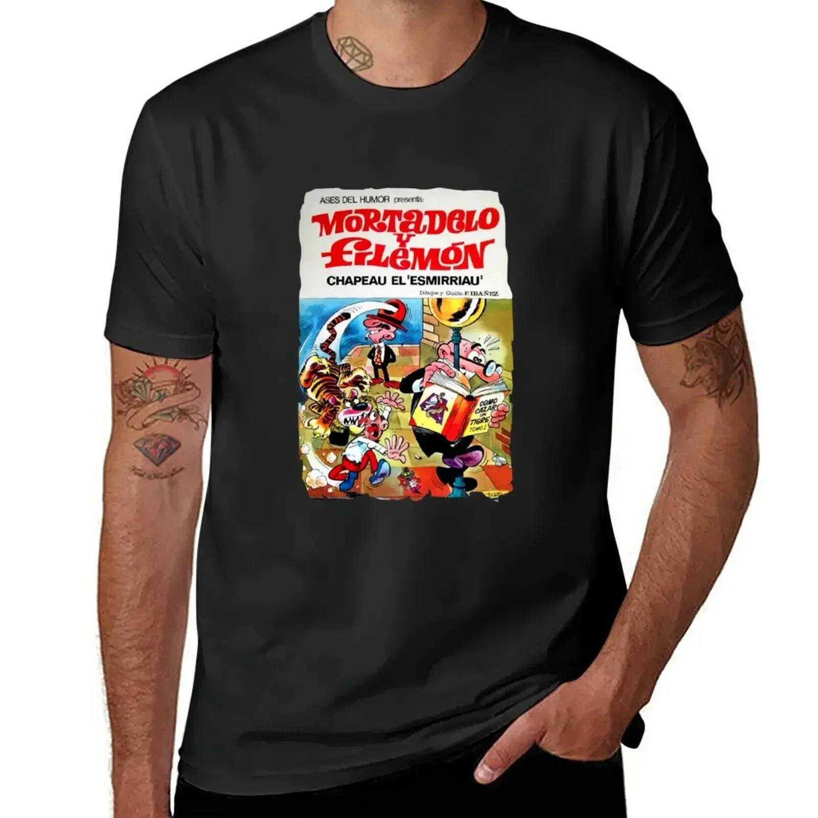 New Mortadelo Y Filemon Classic T-Shirt quick drying shirt Tee shirt t shirts men