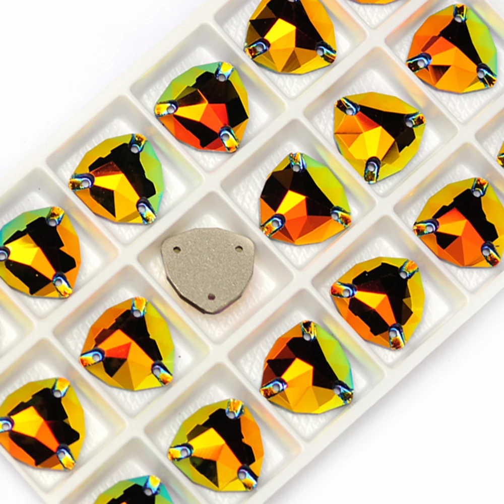 YANRUO 3272 Trilliant Colors AB Alle Größen zum Aufnähen von Strasssteinen, bunte Glas-Gymnastik-Rhythmische Kleidungsdekoration – Detail 21