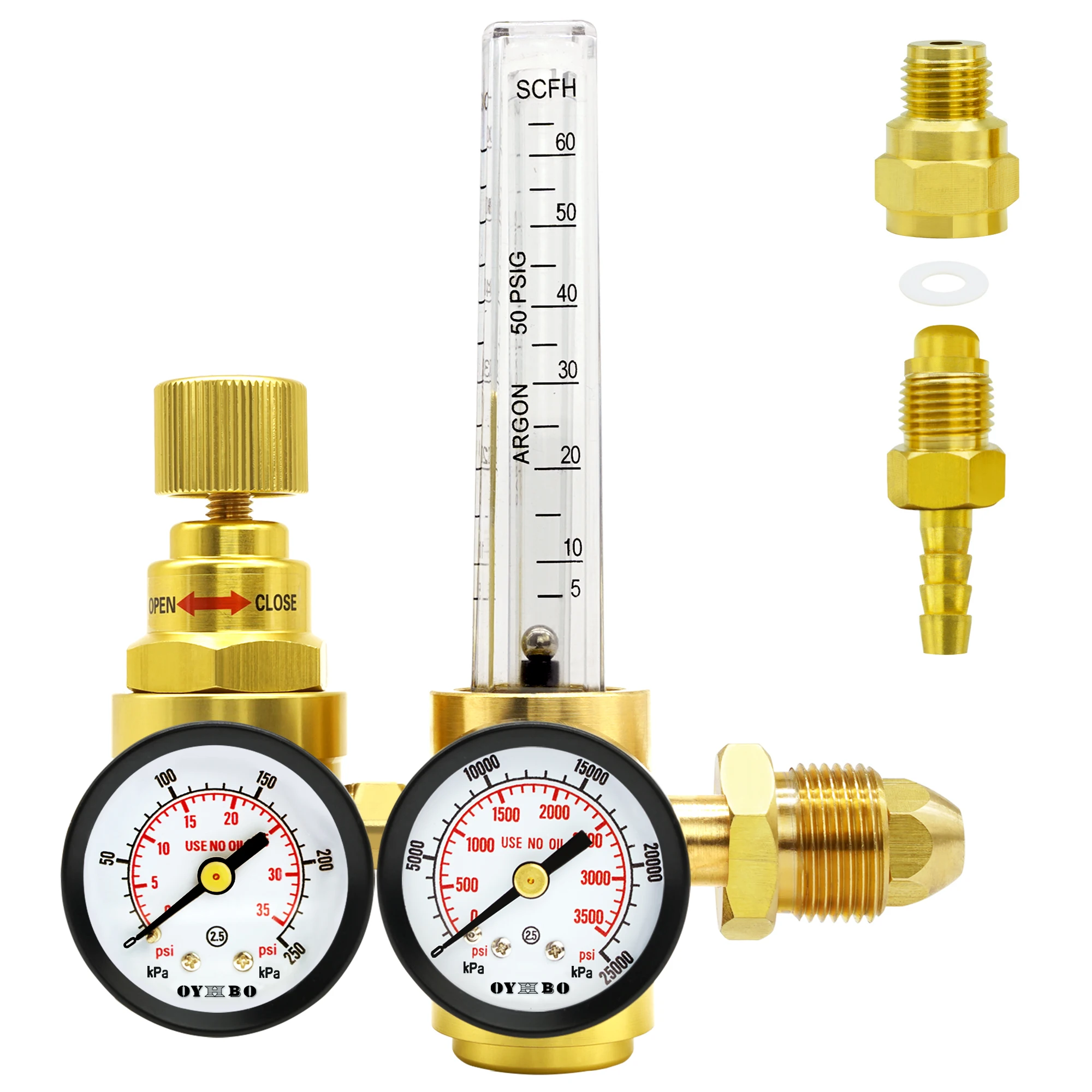 

AR-165Y CO2 pressure reducer, pressure gauge, heating instrument, welding instrument accessories, pressure reducing valve