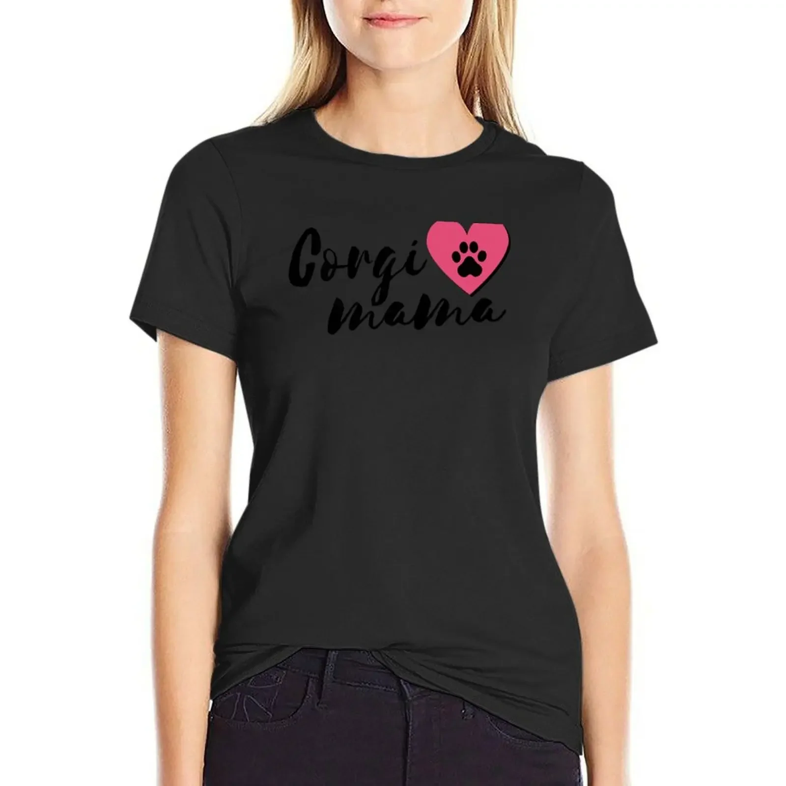 

Corgi Mom - Dog Mama Corgis T-Shirt animal print graphics korean fashion sublime western t-shirt dress for Women