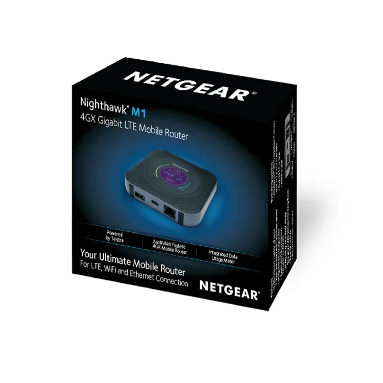 Unlocked Netgear M1 MR1100 4GX Gigabit LTE Mobile Router 1Gbps WiFi Hotspot +2PCS Antennas