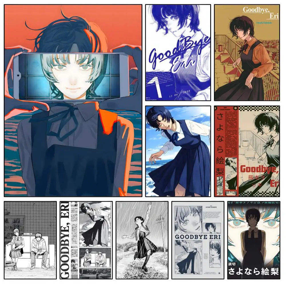 Manga Goodbye Eri Tatsuki Fujimoto Poster Waterproof HD Modern Peel And Stick Wall Decor Bedroom Living Room Dorm Office