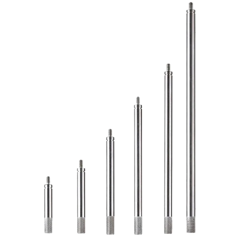 

AS94-6Pcs Dial Indicator Extension Stem Rod Set,M2.5 Thread,30-150Mm Lengths,Measurement For Dial & Digital Indicators