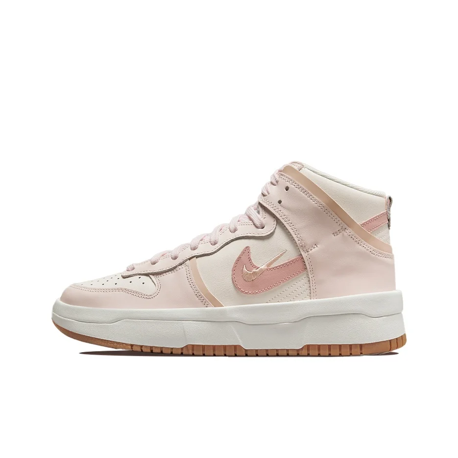Nike Dunk High Up 'pink Oxford' Deconstruction Zapatos de skate de caña alta para mujer Rosa Blanco DH3718-102