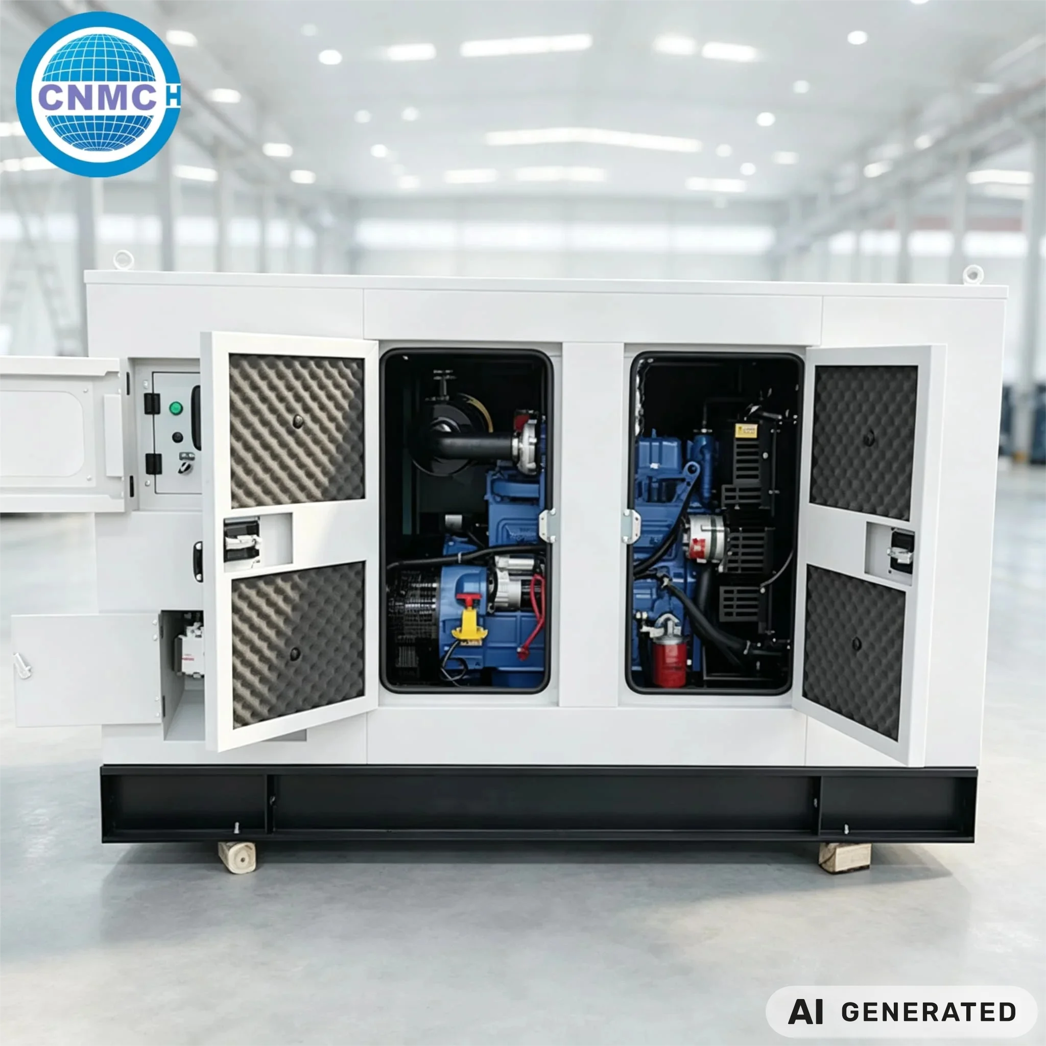 CNMC Diesel Generator 30KW 50KW 80KW 100KW 200KW Cummins Engine Electricity Generator With ATS Emergency Power CE Certified