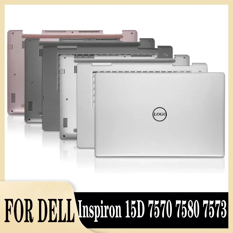 

New laptop For Dell Inspiron 15D 7570 7580 7573 Palmrest upper Cover/Bottom Base Cover lower Case/hinges