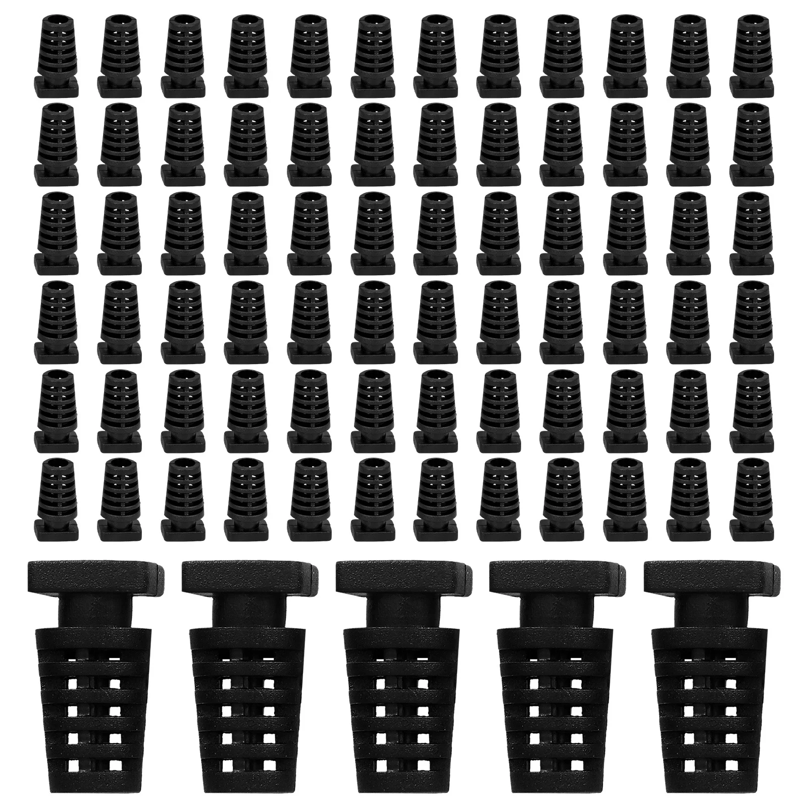 

100Pcs Wire Protection Sleeve Spiral Cable Glands Strain Relief Cord Protector Electrical Wire Fittings Reliable Cord Grip