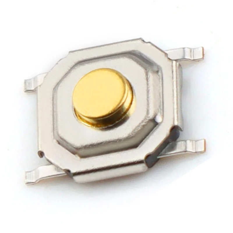 FFYY-SMD اللمس اللباقة زر التبديل الجزئي 4000 قطعة 4X4X1.5MM 4X4x1.5 مللي متر النحاس رئيس مفتاح 4 دبوس