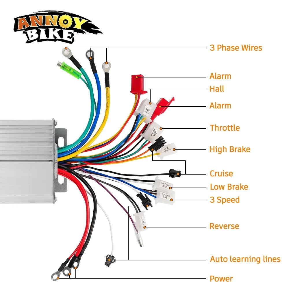 Kit motore mozzo carriola elettrica da 14.5 pollici 24V 36V 48V 350W 500W 40 n. M Gear All Terrain Off Road ruota per pneumatici grezzi 14.5\