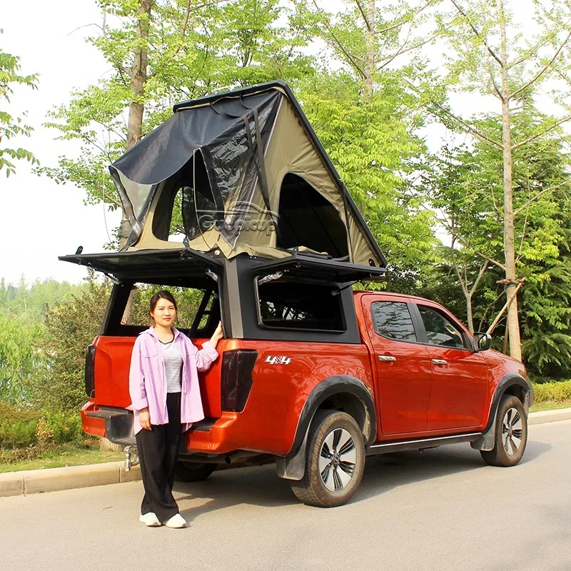 4x4 Pick Up Aluminum Roof Top Tent Dual Cab Truck Bed Canopy Topper for Ford Ranger T6 T7 navara Np300