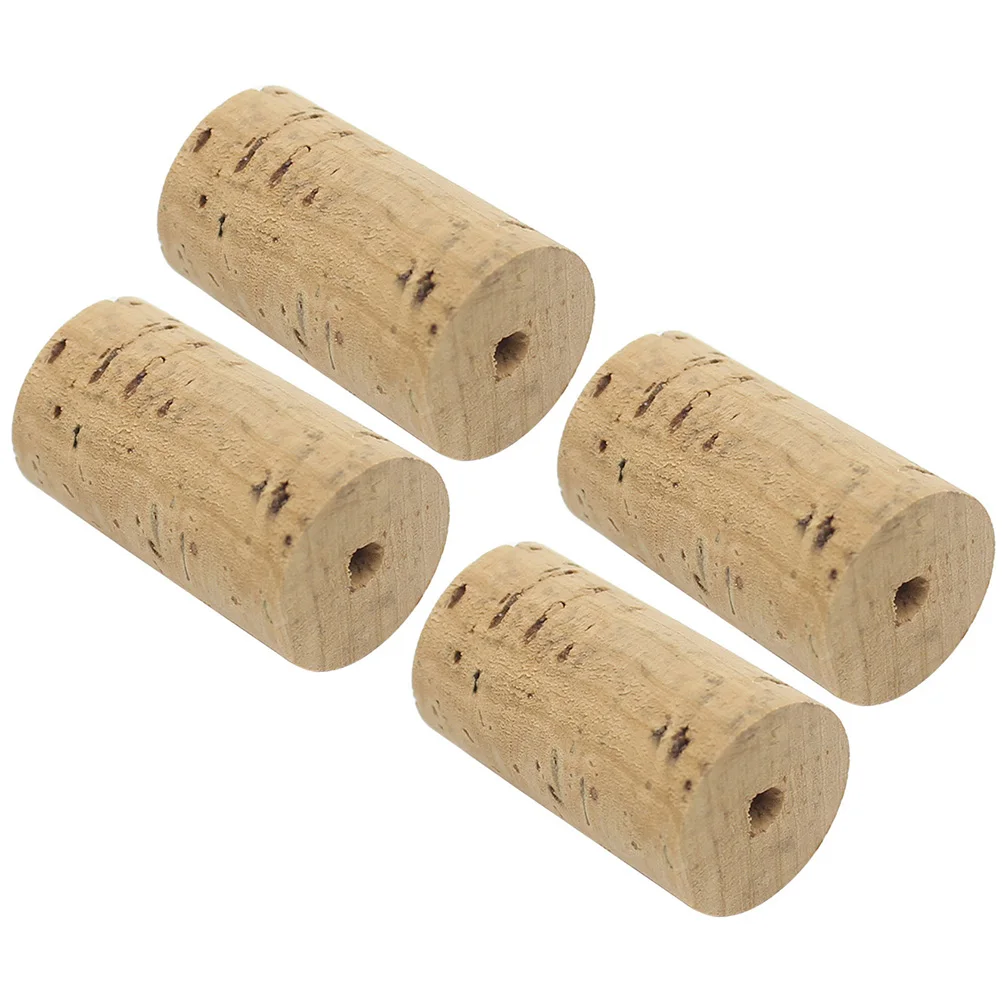 

4pcs Flute Cork Headjoint Plug Small Repair Stoppers Durable Practical Instruments Replacement Music Accessories