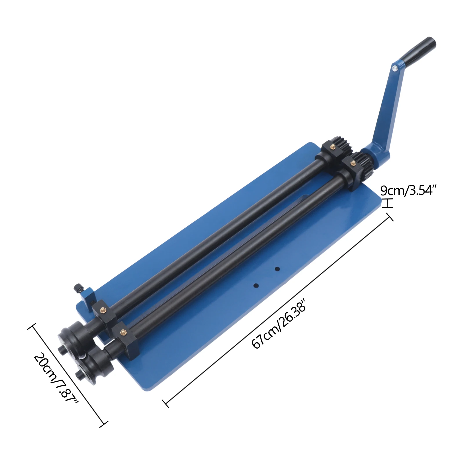 Dobladora redonda Manual de 18 pulgadas, máquina dobladora redonda, formador Flexible de 460mm de capacidad