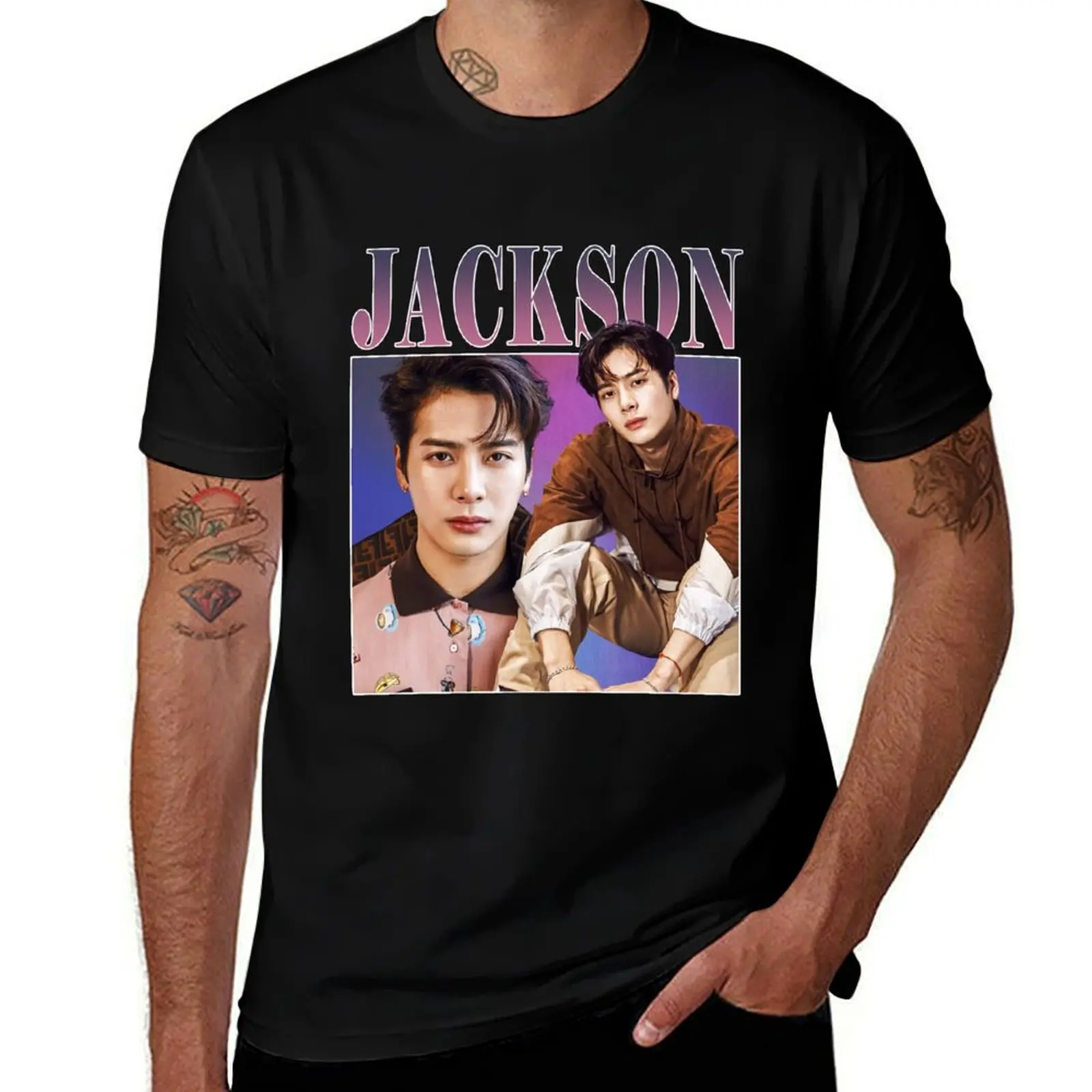 

Jackson GOT7 T-Shirt oversized oversized t shirt clothes tops tee shirts for men