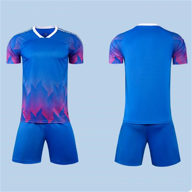 زي تدريب كرة القدم من البوليستر بنسبة 100% عالي الجودة للجنسين OEM مع مجموعة طباعة الاسم للبالغين #2