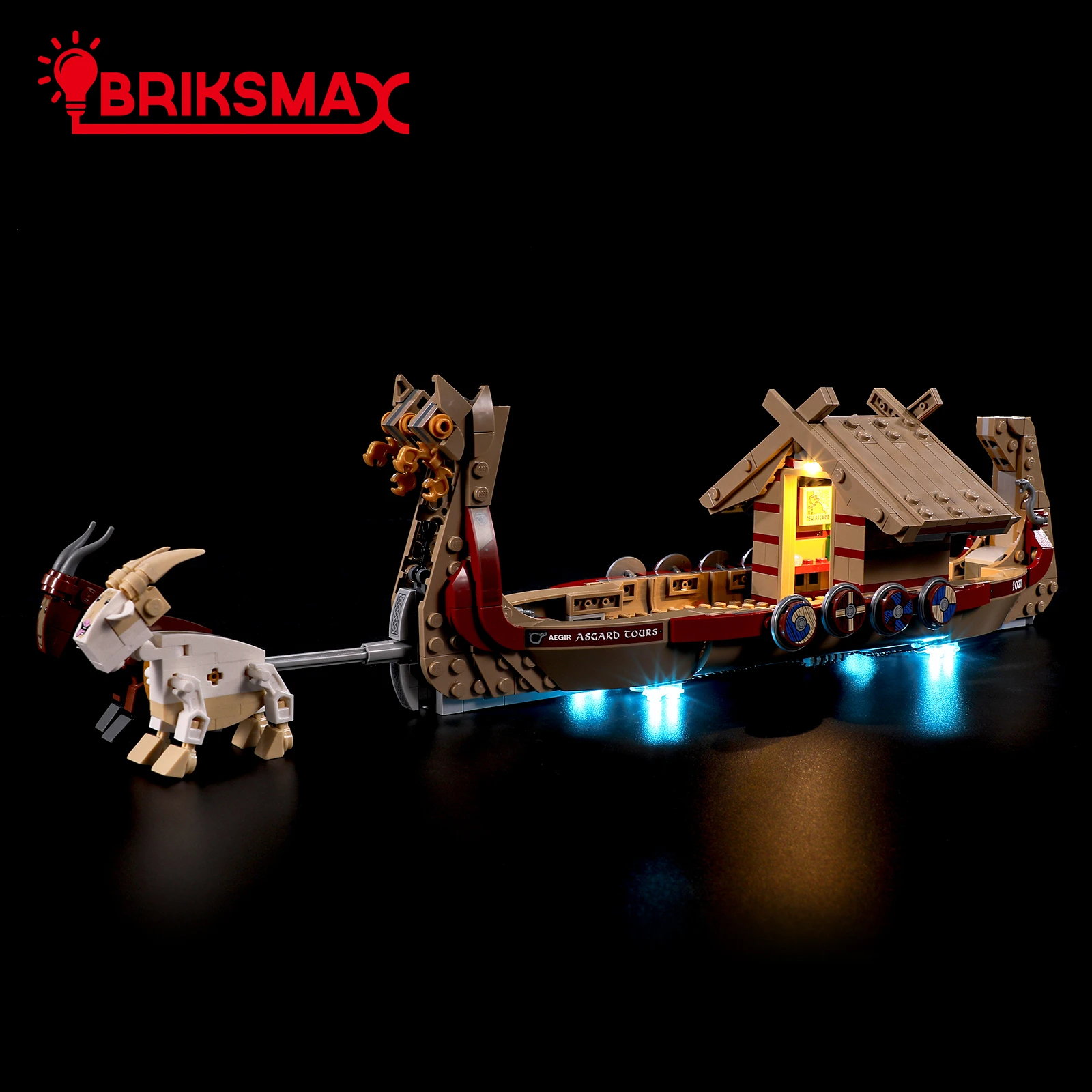 

BriksMax LED Light Kit for 76208 The Goat Boat Building Blocks Set (NOT Include the Model) Toys for Children