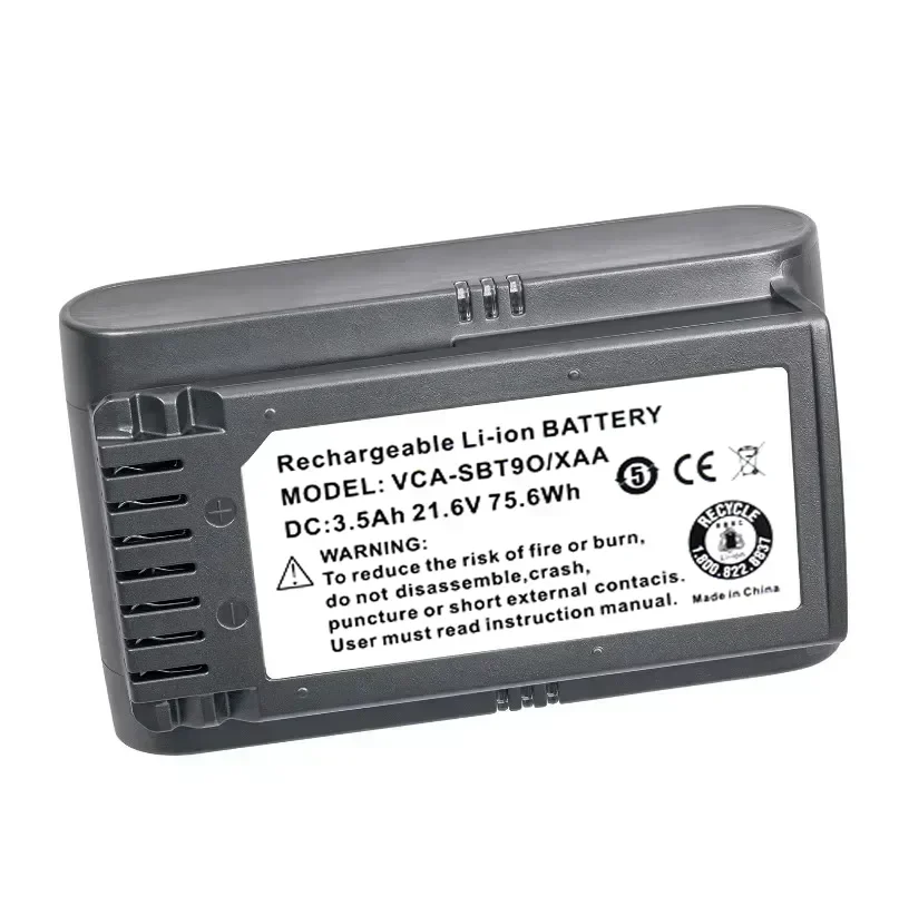 Batería de repuesto de 3500 mAh 21,6 V para aspiradora Samsung JET70, compatible con VS15T7032P4 VCA-SBT90E.