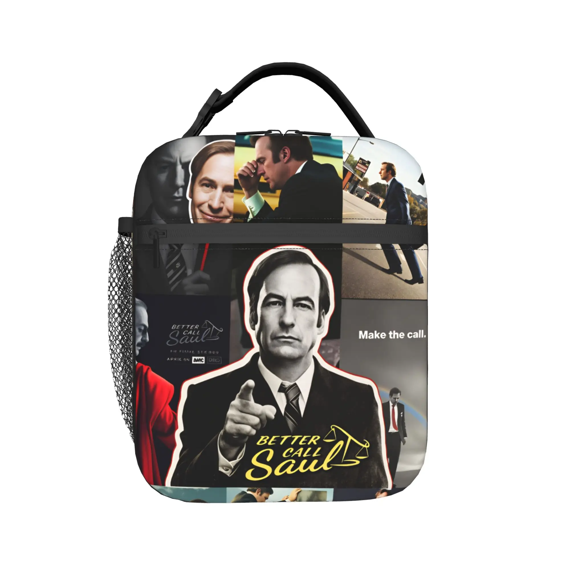 Better Call Saul Crime Television Lunch Bag Breaking Bad Cute Lunch Box For Child Picnic Zipper Cooler Bag Oxford Tote Food Bags