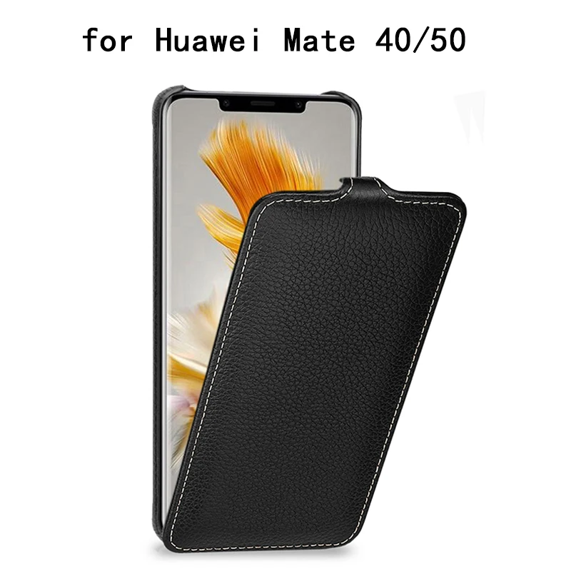 

Fashion Phone Case for Huawei Mate 50 Carcasa Genuine Leather Cover Funda for Huawei Mate 50pro Capa Mate40/50 Bag MATE50 Cases