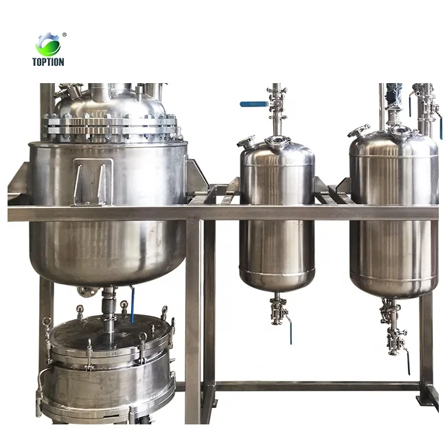 Reattore per cristallizzazione dell'attrezzatura chimica del cristallizzatore dell'acciaio inossidabile TOPTION 100L
