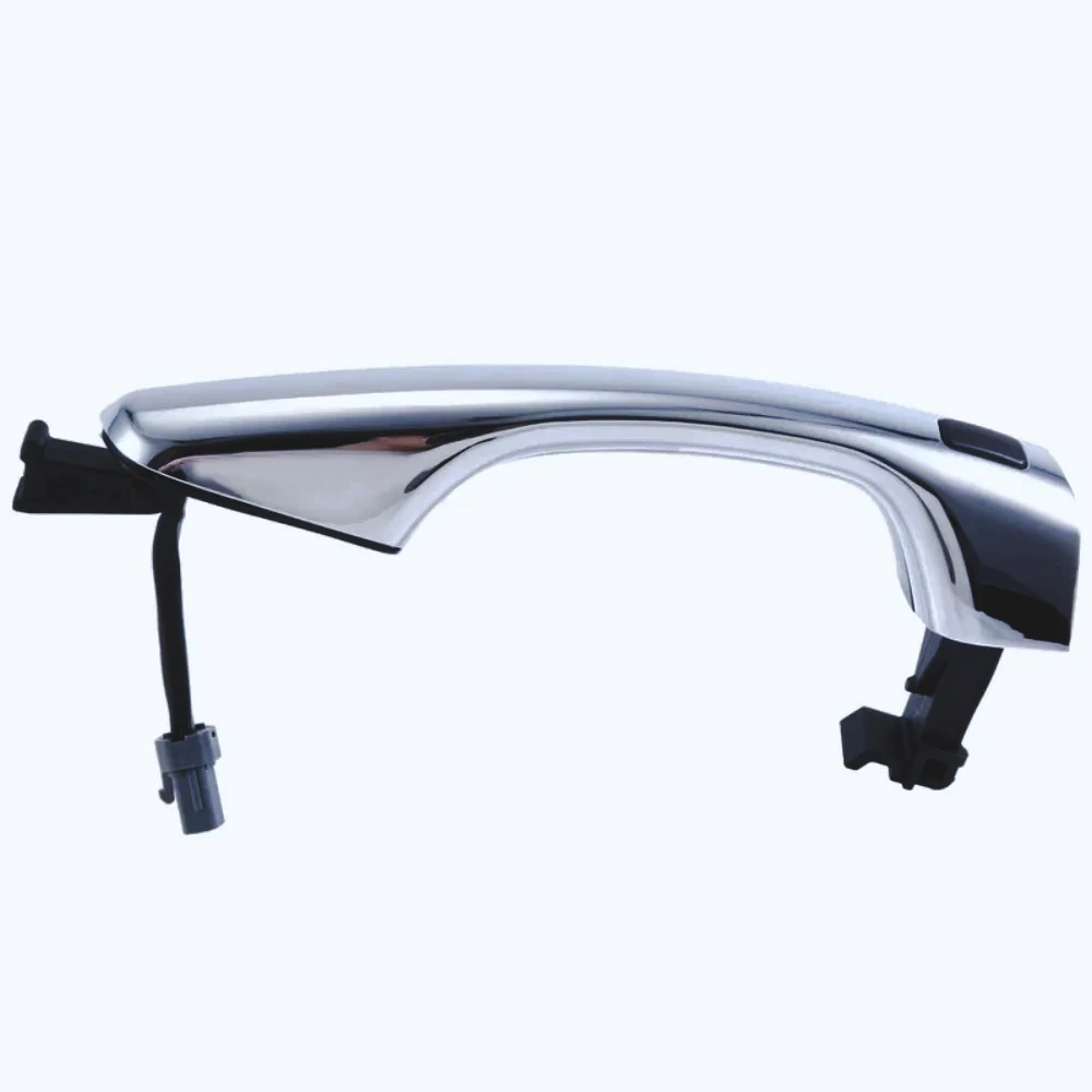 ZF-J1 Manijas de puerta Exterior delantera para coche, manija de puerta con Sensor para Hyundai Santa Fe DM 2013-2018, accesorio