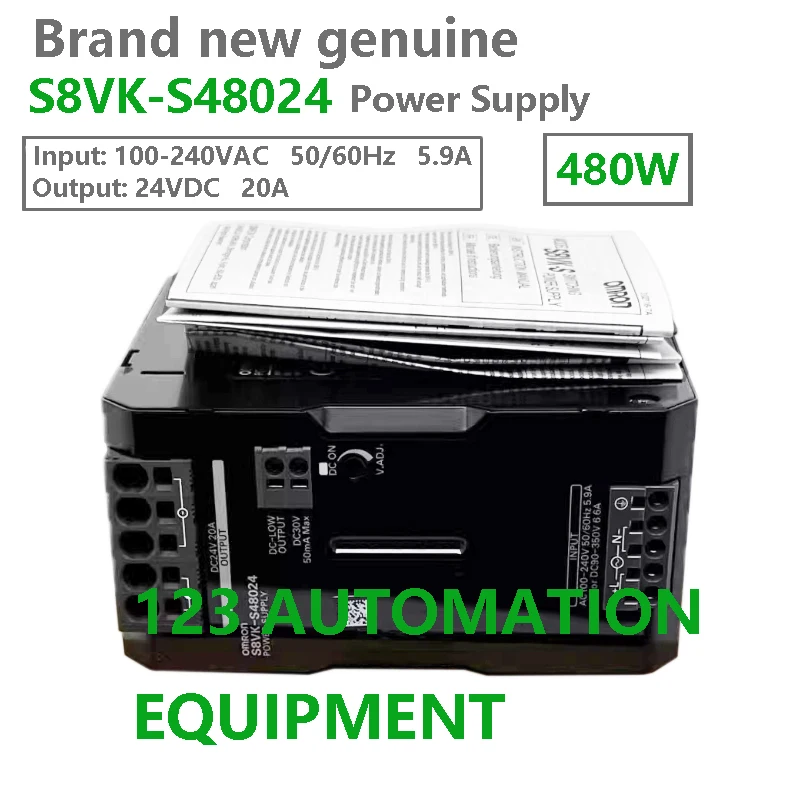 Authentic New Omron S8VK-S48024 Power Supply 480W 24V