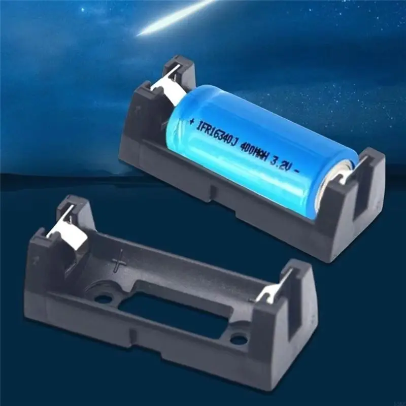 B27B CR123A 16340 LIR123A For Electronics Applications 3V Battery Holder Storage Box 2PCS LIR123A Battery Holder