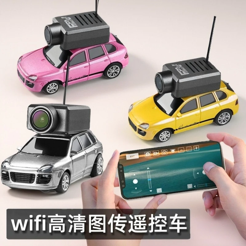 

WLtoys 6401 FPV RC Remote Control Car 1:64 Simulation Mini Ultra Small Rear Drive Car Model Mobile APP HD Wifi 2.4G
