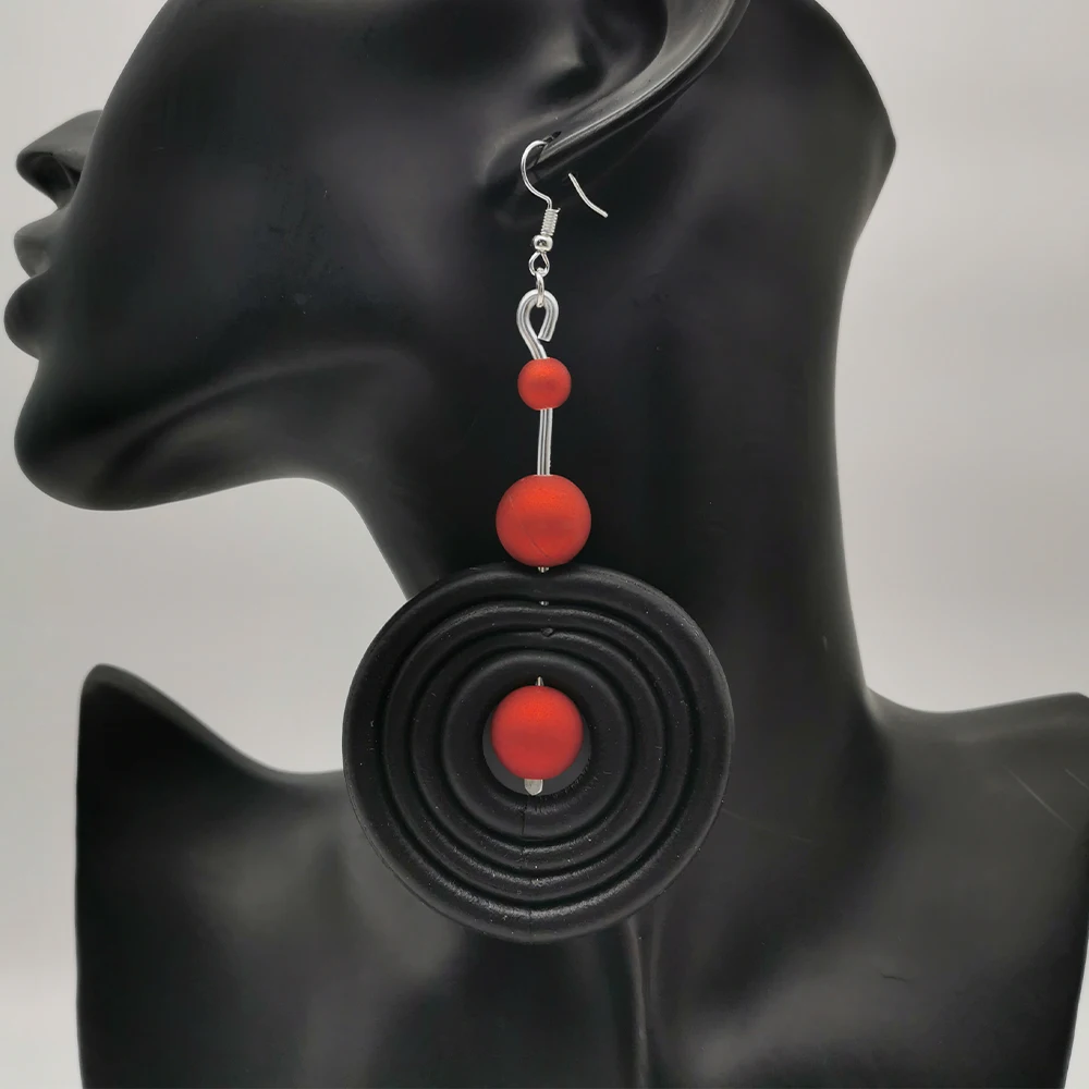 UKEBAY Boho Luxus-Ohrhänger für Damen, Statement-Ohrringe, handgefertigter Gummischmuck, leichte Modeaccessoires, Ohrringe – Detail 4
