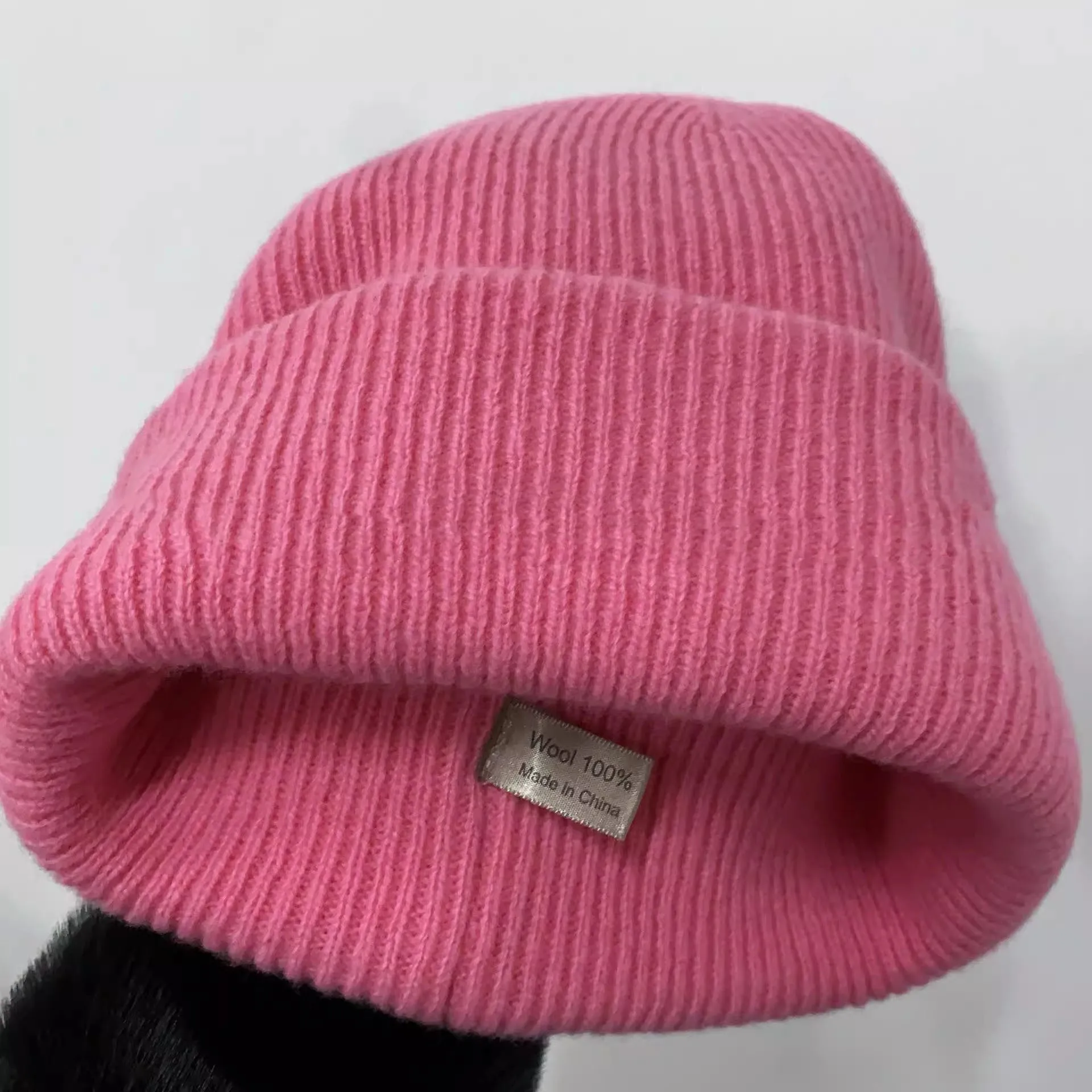 2025 Fashion Style - Winter-Spring Collection - Warm Woolen Wool Round Brimmed Hat - 100% Wool - Large Size - High Elasticity Kn