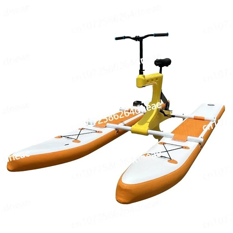 

New SUP Water Bike Single Water Inflatable Bike Attractions Boat Sightseeing Pedal Boat