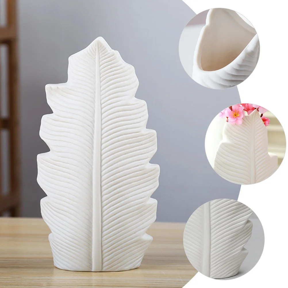 

Nordic Style Leaf Shape Ceramic Flower Vase Floral Arrangement Pot for Home Decor Vases Ceramic Vase Dried Flower Holder