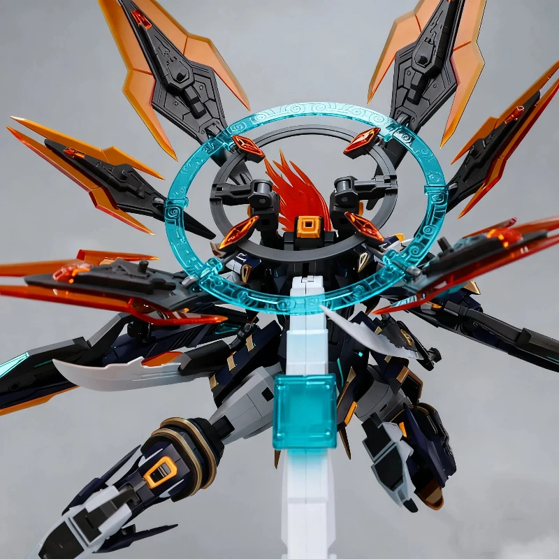 SNAA 1/100 Imperialny Wojownik YR03 Model do Składania Figurki Akcji Ruchome Mecha Zabawka z Naklejkami Wodnymi Dekoracja na Biurko Prezent dla Chłopca