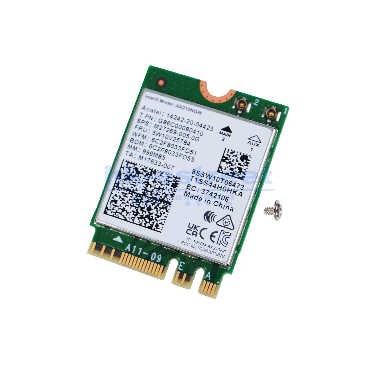 Intel Wifi 6E AX210…