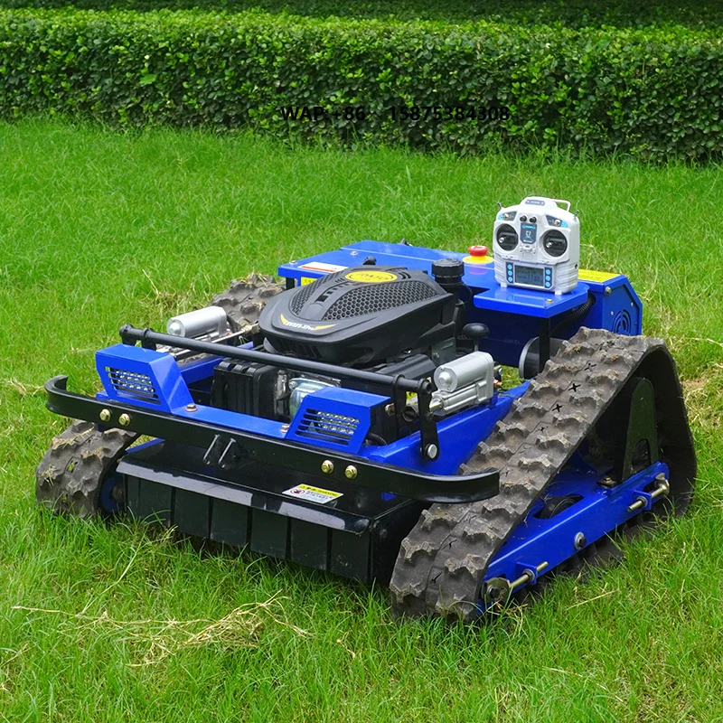 Hot Sale Garden Automatic Remote Disc Riding Control Lawn Mower Electric Crawler Robotic Robot Zero Turn Lawn Mower