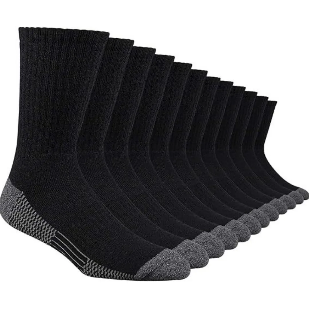 Men's Thermal Cotton Socks with Odor Control And Arch Support Seamless Toe for Hiking And Office Wear Socks