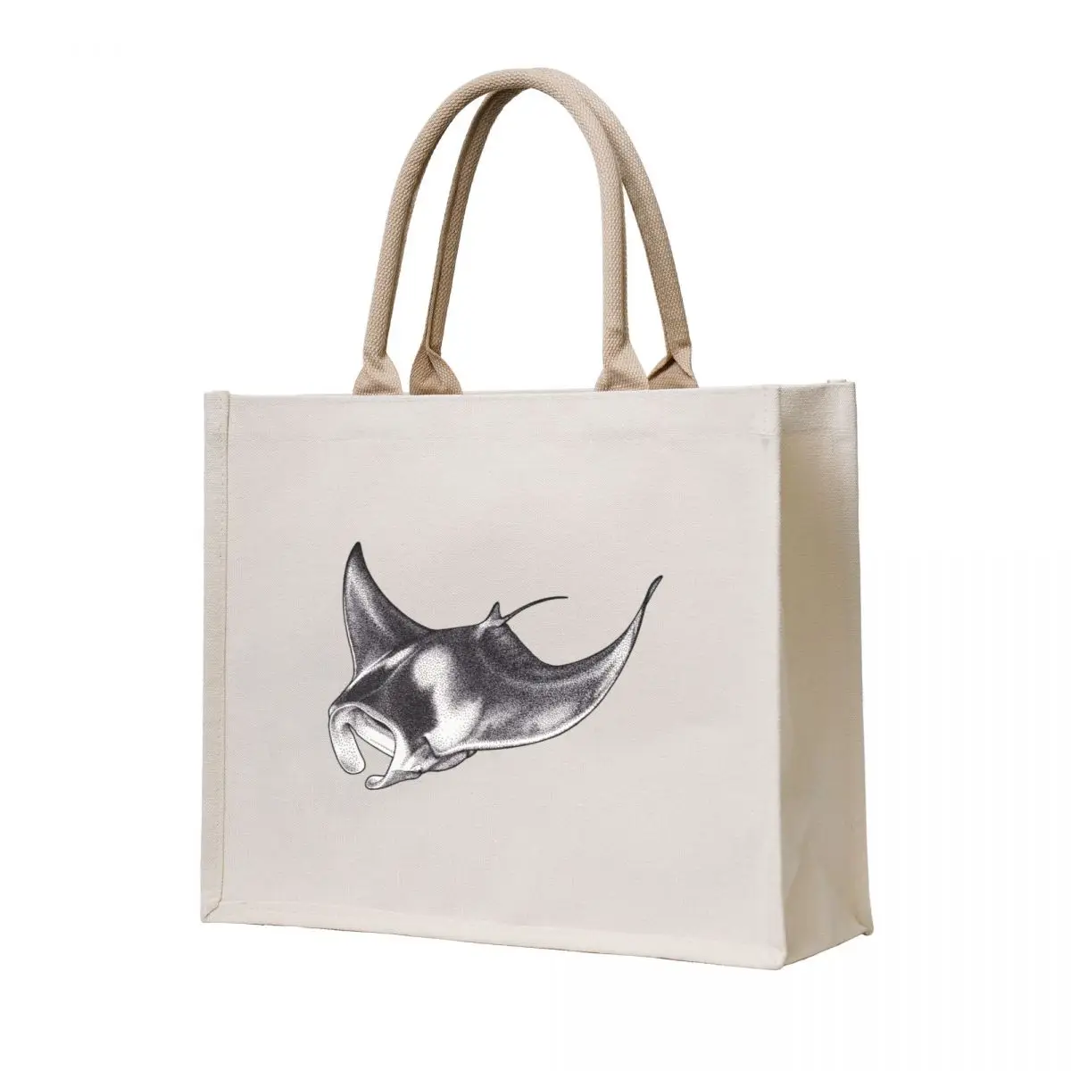 

Giant Oceanic Manta Ray Tote Bag ecological bags custom canvas bag great bag