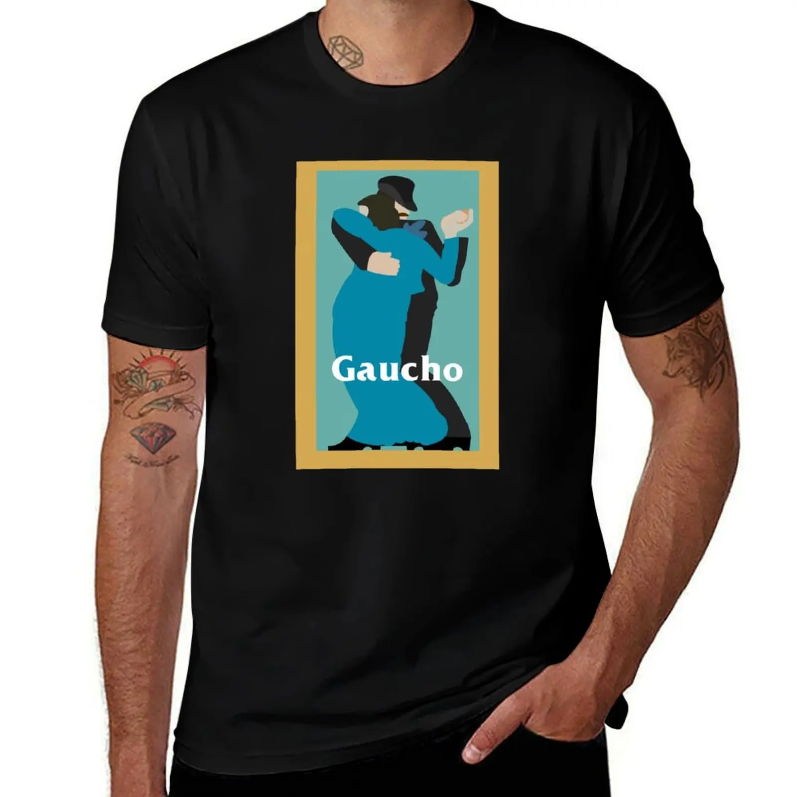 Steely Dan Gaucho Album Art T-Shirt custom shirt funny shirt cotton fruit of the loom mens t shirts