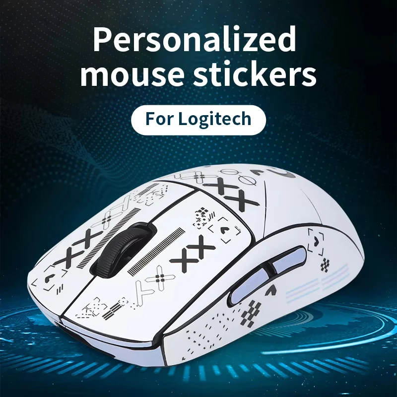 

For Mouse Grip Tape Skate Handmade Sticker Non Slip Skin Suck Sweat Logitech G Pro X Superlight GPW Wireless All inclusive