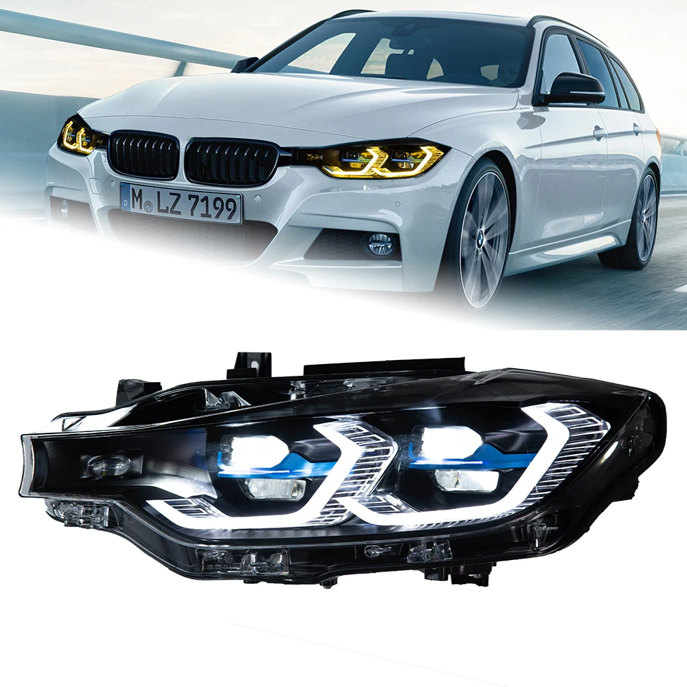 

Car Lights for BMW F30 F31 F35 2013-2019 3 Series LED Auto Headlight Assembly Upgrade Newest G20 G28 Design LHD RHD Accessories