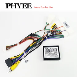 74Pin (38+35) Wiring Harness CAN Bus Decoder, SWC Retention, P&P 16Pin Android Loom, for Hyundai Tucson Elantra Kia Sportage K3
