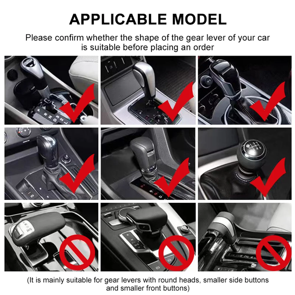Hoodie Auto Gear Shift Lever Cover Sweatshirt Gearshift Cover Change Lever Knob Car Decorations For KIA Rio Ceed Sportage Soul view 4