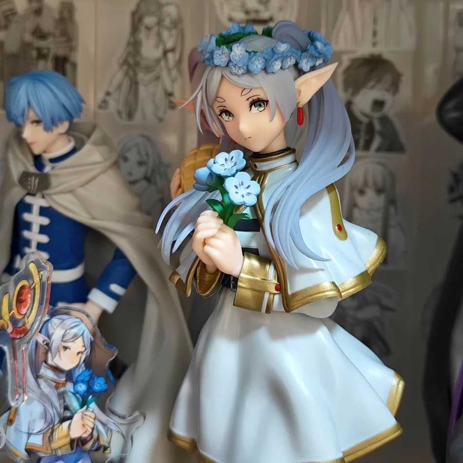 14cm Frieren: Beyond Journey's End Anime Figure Noodle Stopper Frieren Action Figure Luminasta Frieren Figurine Collection Dolls