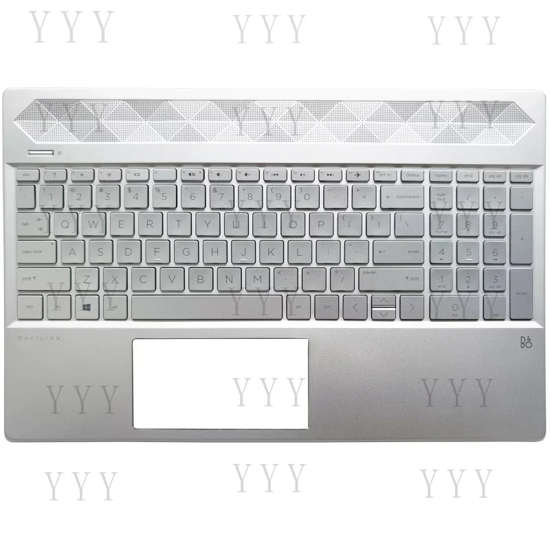 

Y+ Palmrest w/Keyboard Backlit for HP 15-CW 15-CS TPN-Q208 TPN-Q210 SR/GD/BL