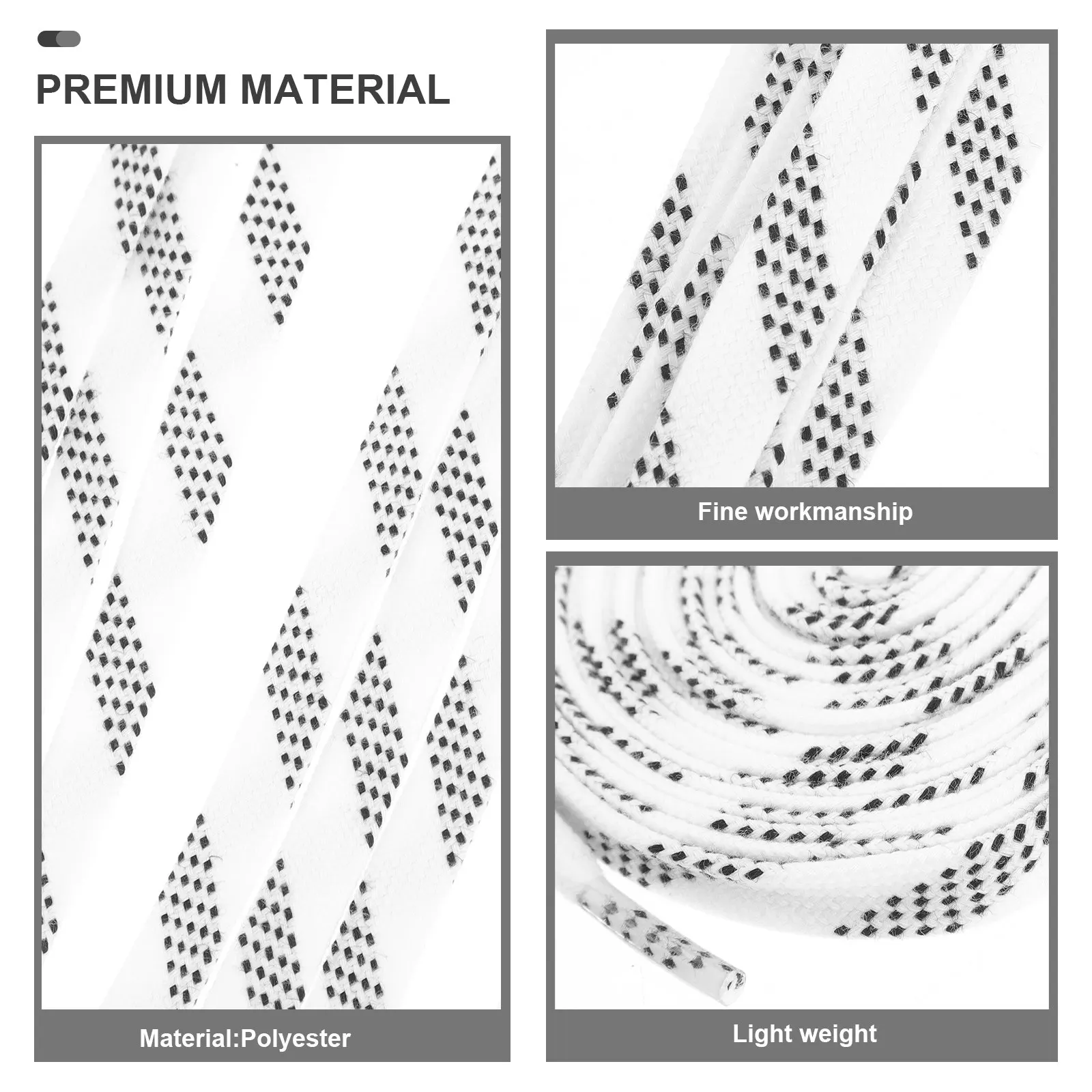 

1 пара шнурков для коньков из полиэстера, подходят для коньков, кроссовок, теннисной обуви, повседневной и спортивной обуви