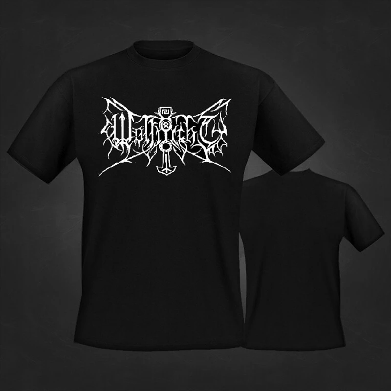 Hot Wolfnacht Band Greek Black Metal Rock Style Klassisches europäisches und amerikanisches lässiges Kurzarm-T-Shirt für Herren – Detail 2