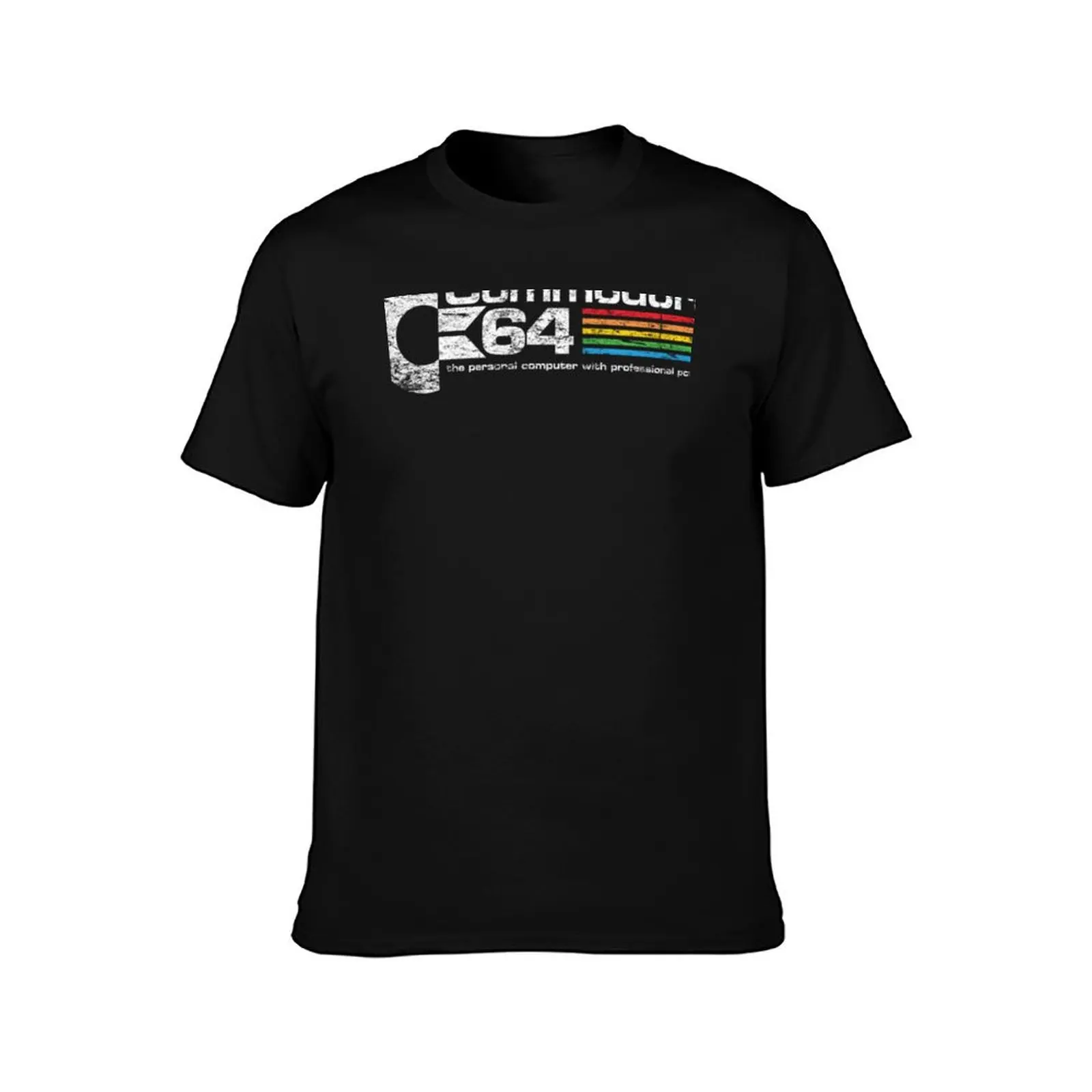 Commodore 64 T-Shirt Summer Casual Cotton Tee Oversized Streetwear Tops Vintage Graphic Print Loose Fit Short Sleeve
