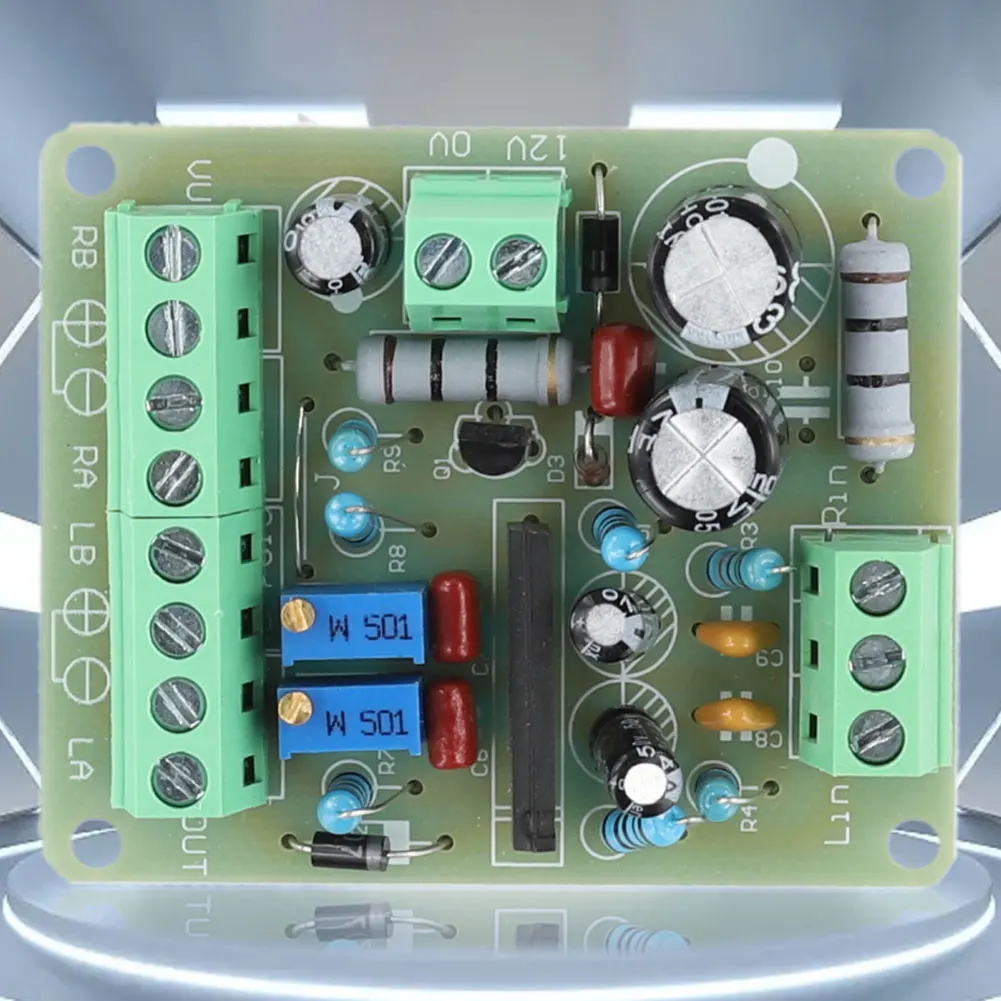 TA7318P VU Level Audio Meter Driver Board DC 12V VU Meter Stereo Amplifier Board for Audio Preamp Amplifier