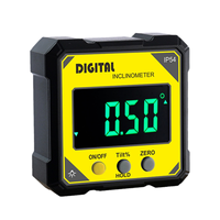 Digital Angle Gauge IP54 360° Mini Measuring Digital Inclinometer Electronic Bevel Protractor with Magnetic Base